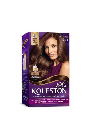 Koleston Kit Saç Boyası 3-4 Koyu Kestane - Wella