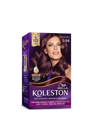 Koleston Kit Saç Boyası 3-66 Patlıcan Moru - Wella