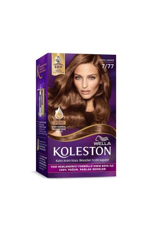 Koleston Kit Saç Boyası 7-77 Işıltılı Kahve - Wella