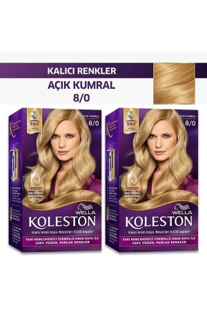 Koleston Kit Haarfärbemittel 8/0 Light Auburn x 2 Stück KolestonKitx2 - Wella