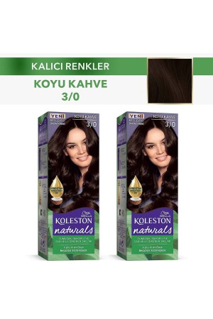 Koleston Naturals Haarfärbemittel 3/0 Dunkelbraun - Wella