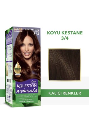 Koleston Naturals Saç Boyası 3-4 Koyu Kestane - Wella