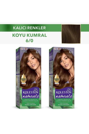Koleston Naturals Haarfärbemittel 6/0 Dark Auburn X 2 Stück 100251512-41091 - Wella