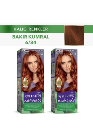 Koleston Naturals Haarfärbemittel 6/34 Kupfer-Auburn - Wella