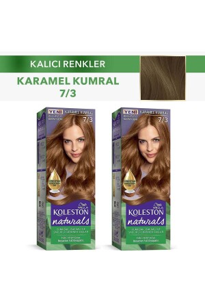Koleston Naturals Haarfärbemittel 7/3 Caramel Auburn X 2 Stück 100251512-41085 - Wella