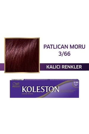 Koleston Single Tüp Boya 3-66 Patlican Moru - Wella