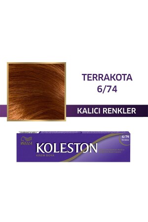 Koleston Single Tüp Boya 6-74 Terrakota - Wella