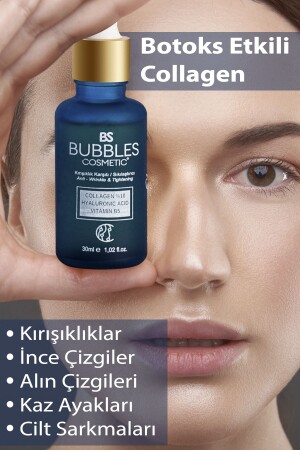 Kollagen-Kollagen-Serum, Anti-Aging und Anti-Falten-Straffung, Hyaluron und Vitamin B5, BS6008 - bs bubbles cosmetic