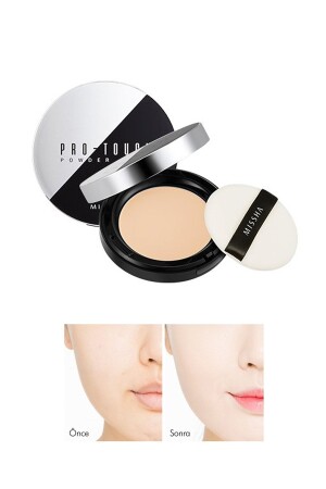 Kompaktpuder für ein glattes Aussehen Pro-Touch Powder Pact SPF25 Nr. 23 - Missha