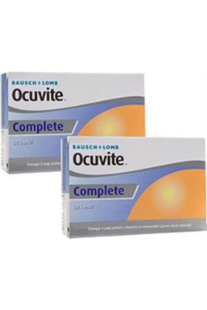 Komplettes Bausch Lomb 2 Stück 60 Kapseln - Ocuvite
