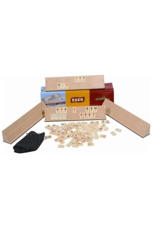 Konken Plastic Okey Set Large Size - Eser