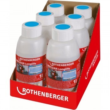 Konservierungsmittel für Heizsysteme ROTHENBEGER RoClean (6 Flaschen à 1 l) - Rothenberger