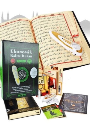 Koran-Lesestift, Heiliger Koran, mittlere Größe, Ayfa-Koran-Stift - KEVSER HEDİYELİK
