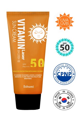 Korean Anti-Freckle and Blemish Brightening Vitamin Laser Spf 50 Pa High Protective Sun Cream ESH03 - ESHUMİ