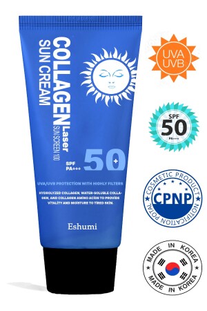 Korean Moisturizing and Brightening Spf50 Pa Laser Sun Cream Containing Pure Collagen and Niacinamide ESH04 - ESHUMİ