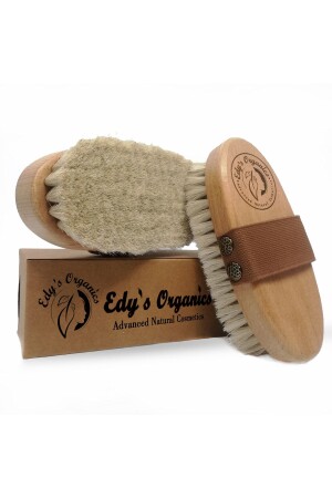 Körperbürste aus 100 % natürlichem Rosshaar - Edy's Organics