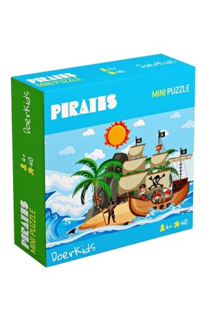 Korsanlar Mini Puzzle 40 Parça 4 Yaş - Doerkids