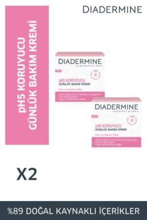 Koruyucu Nemlendirici Bakım Kremi Kuru-Hassas Ciltler 50-50ml 2'li 8690572780084 - Diadermine