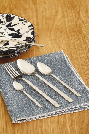 Kos 60 Piece Cutlery Set for 12 Persons 600. 15. 01. 1251 - Emsan