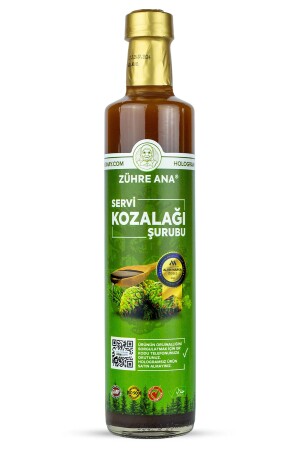 Kozalak Şurubu Servi Kozalağı Ve Kara Mürver Içeren Şurup 650 Ml - Zühre Ana