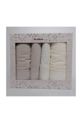 Krem Bej Orkide Best Set Hamam Takımı ork3 - Özdilek