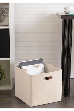 Cremefarbener Mehrzweck-Organizer aus Filz, Schrank-Organizer – einzeln // 24 x 24 cm - Homing
