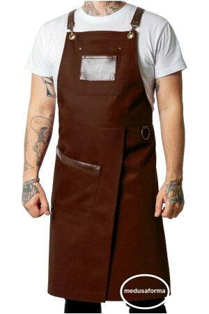 Kreuzgurt-Küchenschürze, Meisterkoch, Café, Restaurant, Koch, Kellner, Barkeeper, Koch, Friseur, Barista, Schürze 930767987 - medusaforma
