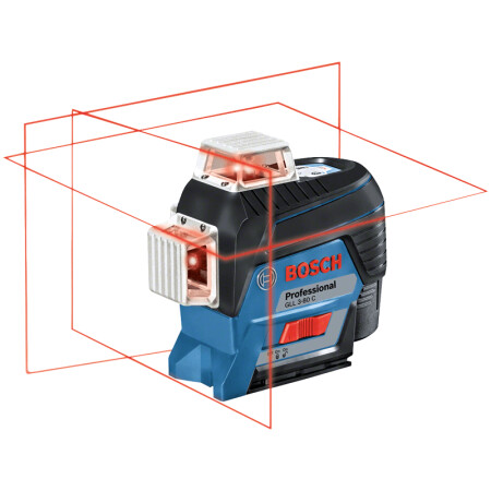 Kreuzlinienlaser BOSCH GLL 3-80 C LB mit Zubehör - Bosch Measuring Tools