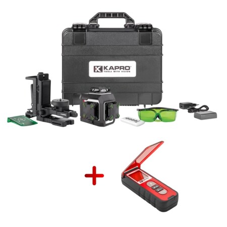 Kreuzlinienlaser-Nivelliergerät KAPRO 963 Maestro 3D mit Zubehör - GITANA
