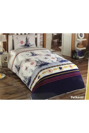 Kristal 4 Four Season Quilted Duvet Cover Set SAILOR - Kristal By Taç