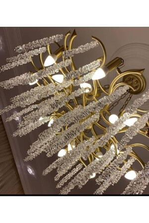 Kristal Avize Aydınlatma Salon Avizesi 125863 - cristalya avize