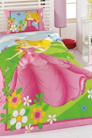 Kristal Ranforce Single Duvet Cover Set Ece BC101438 - Taç