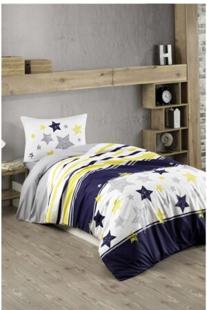 Kristal Ranforce Single Duvet Cover Set Fenerbahçe Nevresim tc-854726 - Taç