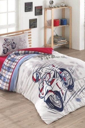 Kristal Ranforce Single Duvet Cover Set Storm BC100898 - Taç