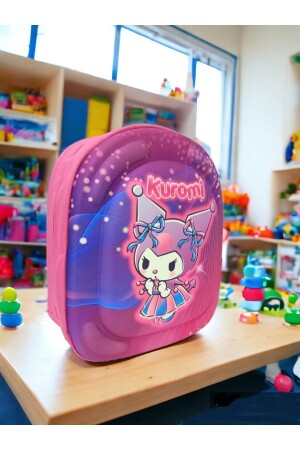 Kromi 3d Kabartmalı Anaokulu Kreş Ve Günlük Kullanım Çantası Sırt Çantası 2-6 Yaş - Shopiolog
