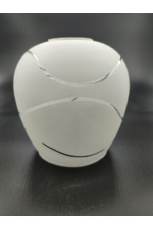 Kronleuchter aus Glas. Weiße Farbe. Wasserstraßenmuster. (ZU. 27). Im Vergleich zur normalen Glühbirne. Kronleuchter aus Glas. WASSERSTRASSE WEISS. ZU. 27 - KUĞULU