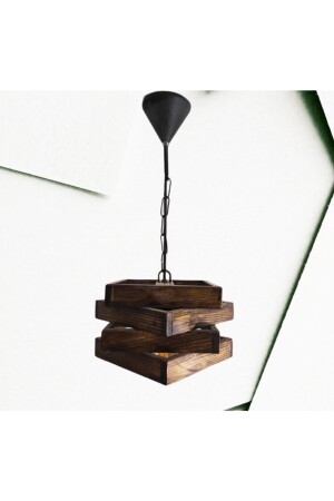 Kronleuchter aus Naturholz retroelektrik456 - retroelektrik