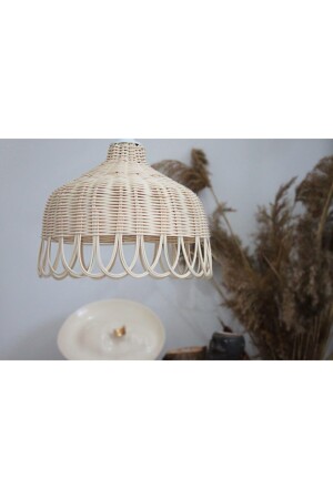 Kronleuchter aus Rattan-Bambusgeflecht - Happy Hands
