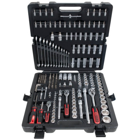 KS TOOLS Schraubenschlüssel-, Ratschen- und Steckschlüsselsatz 1/4