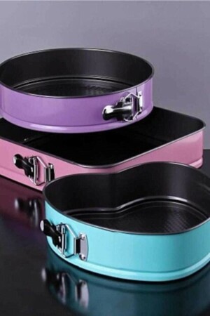 Kuchenform Bunte 3-teilige Springform lps-7281 - La Push Concept