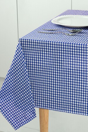 Küçük Kare Desen Pötikareli Masa Örtüsü- Sofra Bezi- Piknik Örtüsü - Soft Kare