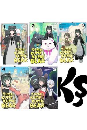 Kuma Kuma Kuma Bear 1-2-3-4-5 manga set - Kayıp Kıta Yayınları