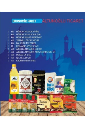 Kumanya Yardım Erzak Gıda Kolisi Ekonomik Paket - Ramazan Paketi