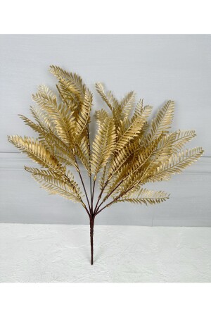 Künstliche Fächerblume Mattgold - Pekibu