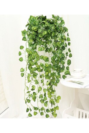 Künstlicher hochwertiger Efeu, 90 cm, 9 Zweige, Blumenstrauß, Zaun, Baum, Wandbehang, zum Aufhängen, ohne Topf - Md Aspiz Flowers