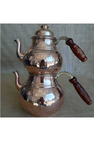 Kupferbestickte Teekanne 8391419632701 - şengül züccaciye