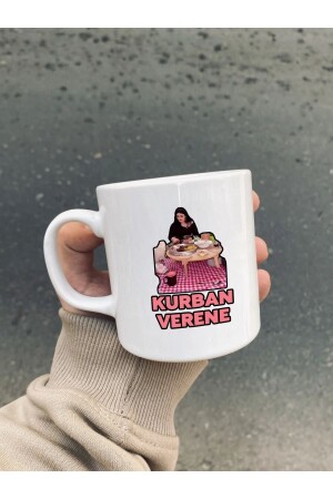 ''kurban Verene'' Hediyelik Beyaz Kupa Çeşitleri LD-HLYKPA - Namgo