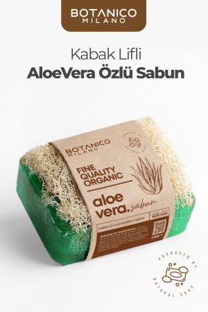 Kürbisfaser-Aloe-Vera-Seife - Botanico Milano