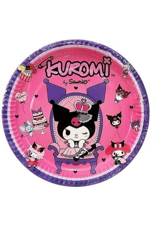 Kuromi Plate (8 pieces) - Parti Dükkanım