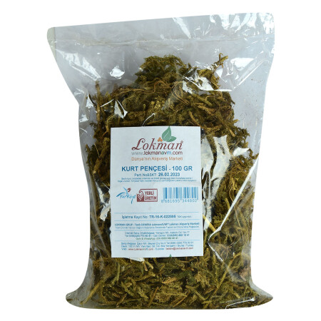 Kurt Pençesi Otu Doğal 100 Gr Paket - Lokmanavm
